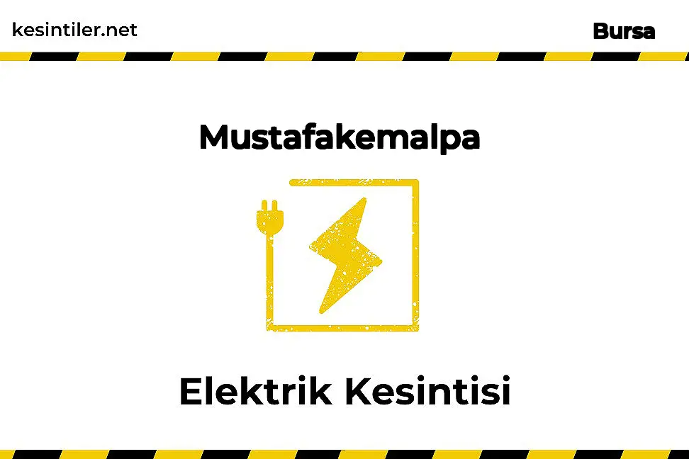23 Ekim 2023 Mustafakemalpasa / Bursa Elektrik Arızası