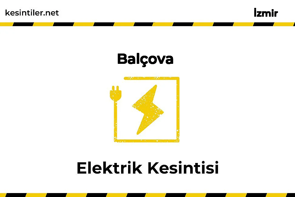 09 Ocak 2026 Balçova / İzmir Elektrik Arızası