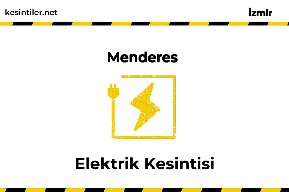 12 Şubat 2026 Menderes / İzmir Elektrik Arızası